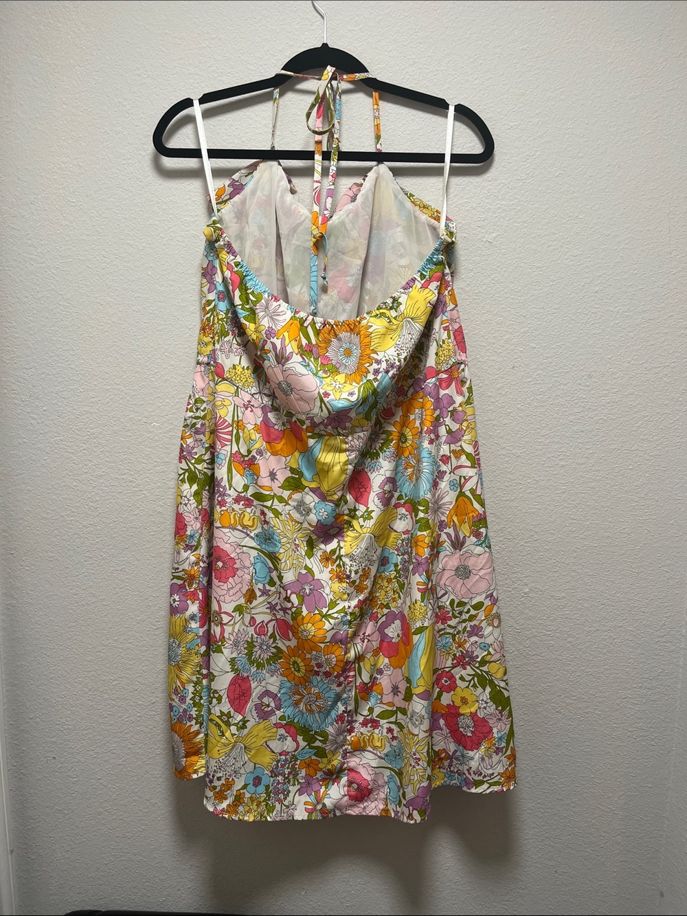 Floral Ruffle Sundress - Pink Multi - Large - Picture 2 of 2